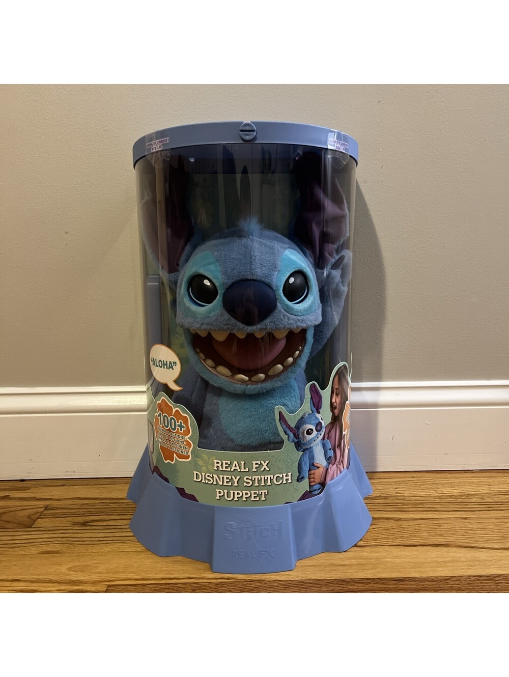Lilo & Stitch Real FX Disney Stitch Animatronic Puppet 18” Interactive Plush Toy